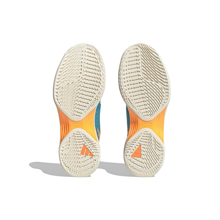 New Adidas Avacourt Preloved Blue Cloud White Screaming Orange Women's HQ8403