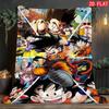 Dragon Ball Durable Anti-pilling Blanket Thick Warm Flannel Blanket for Long Term Home Daily Use THW
