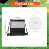 10x Flat Cones Floor Dots Field Court Markers Non Slip Rubber Spot Markers Plates for Soccer Agility Speed Football Drills