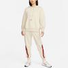 Nike Women'ss Drawstring Hooded Long-Sleeve Sweatshirt Beige DQ6225-219