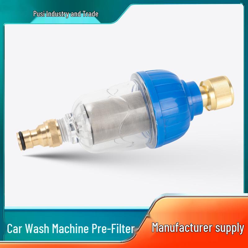Sada předfiltrů pro vysokotlaký mycí stroj na auta s rychlospojkou a filtračním sítem