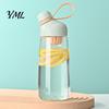 Leak Proof Gym Water Bottle Tritan Plastic Bottle, with Lid, 600ml Capacity, Fast Travel Drinking Spout Sports for Fitness Running And Daily Hydration