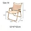 Aluminum Folding Chair Portable Camping Chair Heavy Duty Outdoor Picnic Chair Car Trunk Lightweight Chair for Beach Hiking