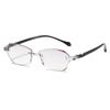 Women Diamond High Definition Reading Glasses Luxury Rimless Eyeglasses Presbyopia Men Far-sighted Hyperopia Eyewear +1.0+3.5