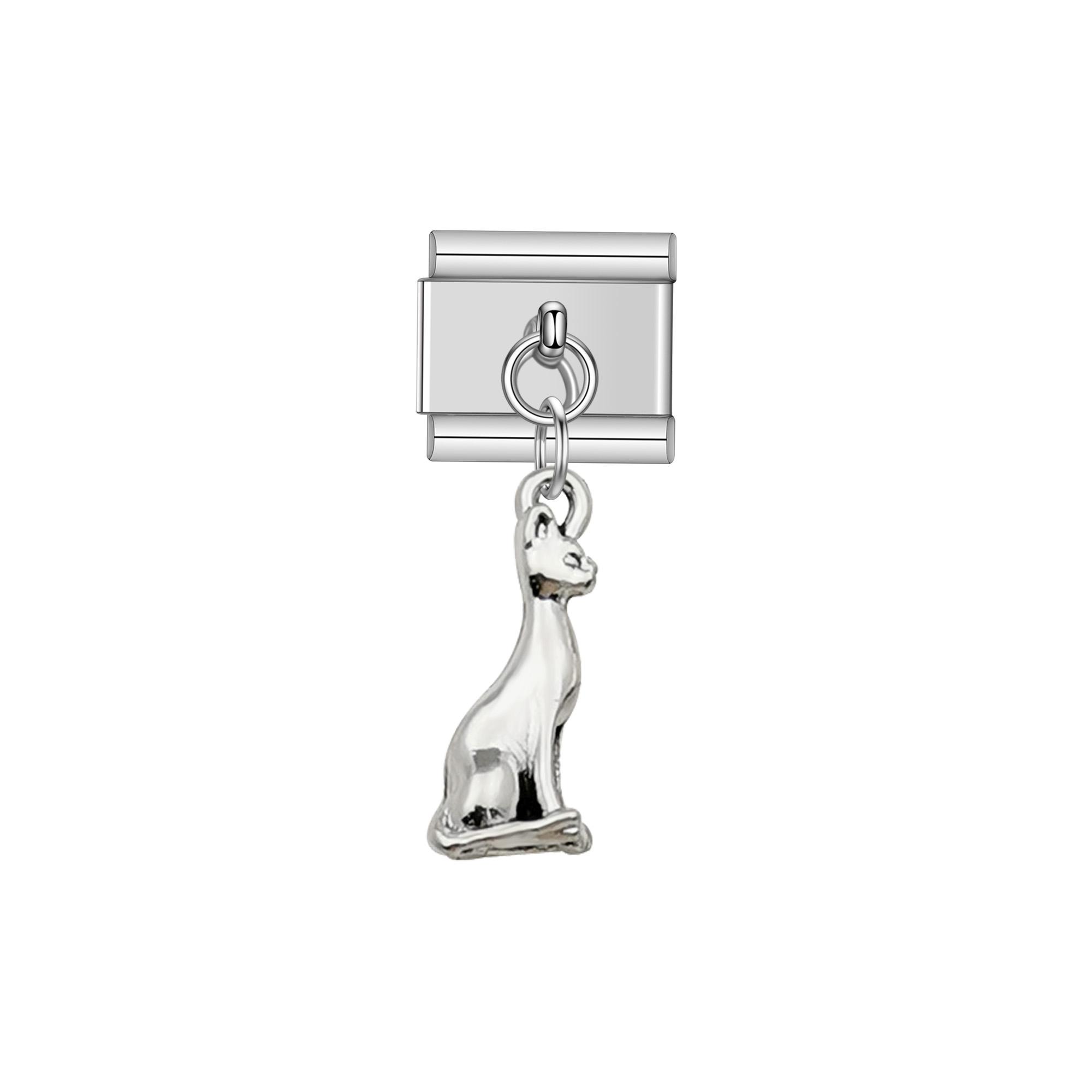 

Pet series Fashion Beautiful Cute little dog, kitten Charm Italian Links Fit 9mm Bracelet DIY Making Jewelry