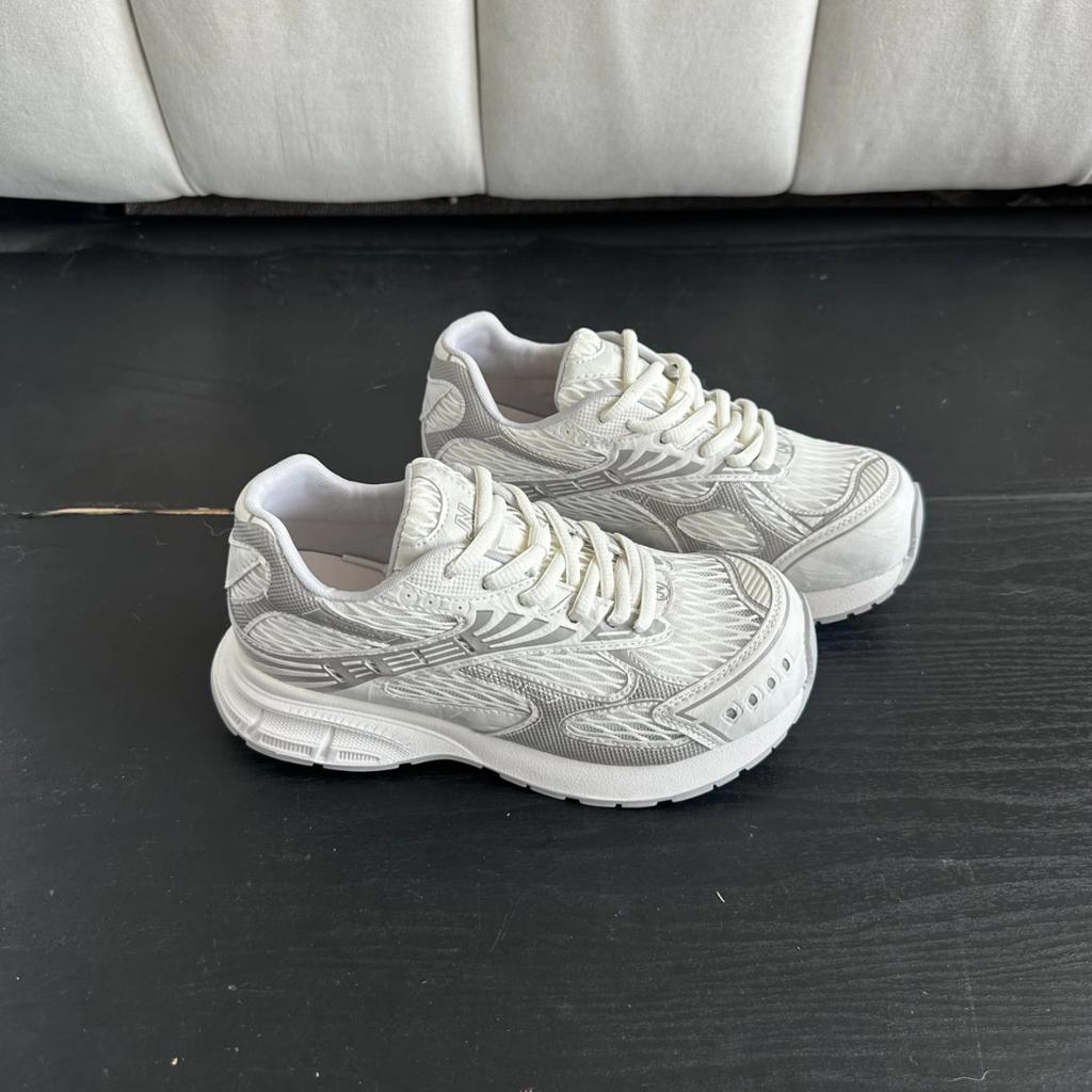 2025 Summer New Thick-soled Heightening Casual Sports Moral Training Shoes Women's Breathable Retro Lace-up Soft-soled Forrest Gump Shoes Women