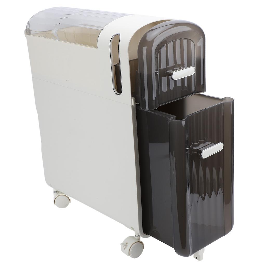 Narrow Storage Cabinet Multipurpose Modern Simple Design Drawer Type 2 Tier Slim Bathroom Storage Cabinet for Bathroom Kitchen