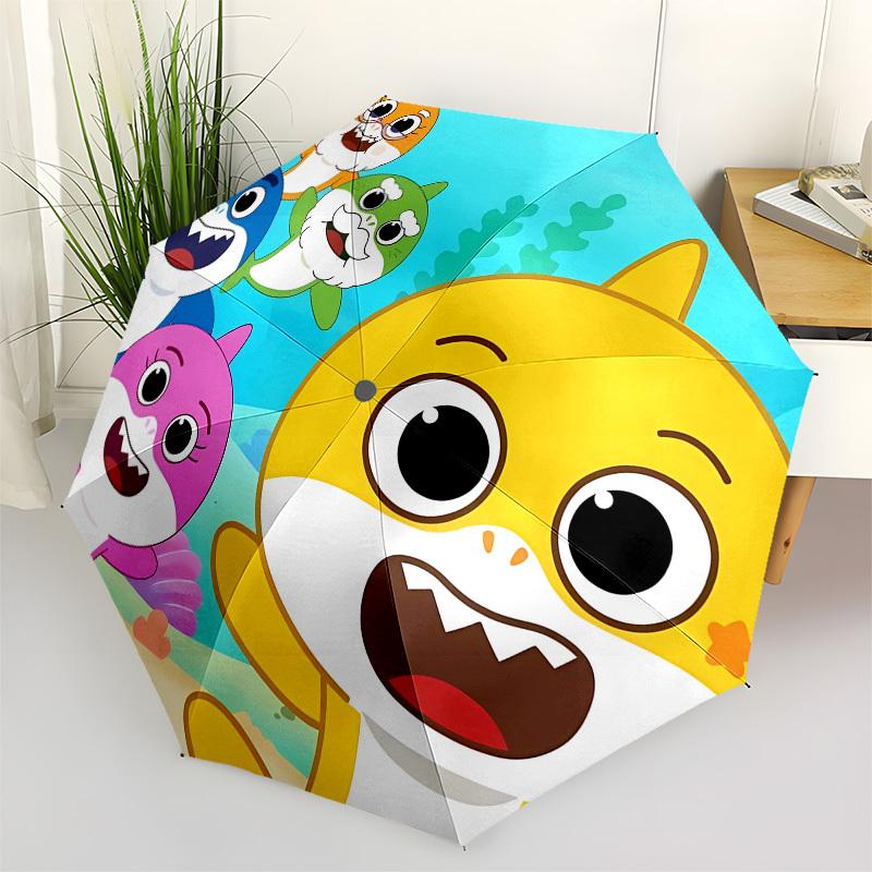 

Shark, Cartoon Automatic Opening and Closing, 8 rib Structure Portable Umbrella, Suitable for Men and Women in All Seasons Perfect Gift for