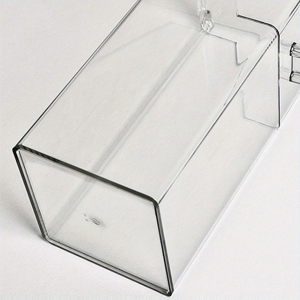 1 pz Scatola Porta Pennelli Trucco, Semplice e Trasparente Porta Pennelli Trucco Multifunzionale, Semplice, Durevole e Pratico