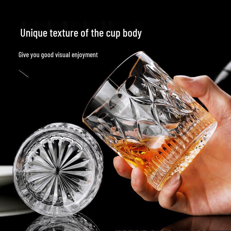 Octagonal KTV Beer Mug - Thickened Creative Crystal Whiskey Glass for Spirits
