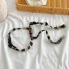 Strip Cloth Chain Necklace Multicolor Bohemian Choker Retro Wood Bead Necklace  Gift