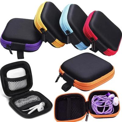 Mini Earphone Protective Bag Box Hard EVA Case Digital Charger Headphone Storage Bag Usb Data Cable Organizer Carrying Pouch