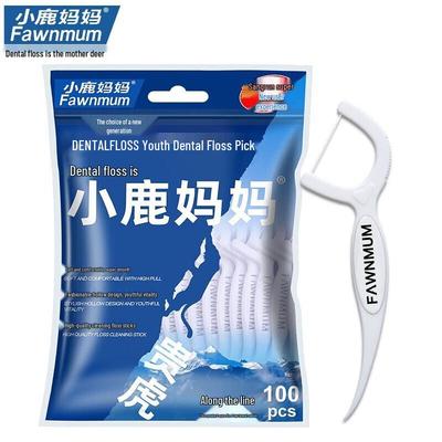 Fawm Mum Classic Glatt Hochfest Zahnseide-Picks