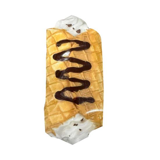 

Waffle Cream Roll Squeeze Toy Stress Relief Simulation Dessert Sensory Toy Decompression Food Grade Realistic Fake Food Fidget Toy