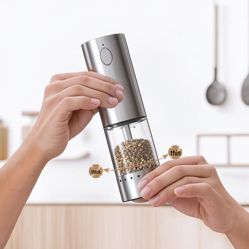 CLITON Electric Adjustable Spice Grinder Set