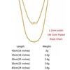 ORSA JEWELS 18K Gold over Authentic 925 Sterling Silver 1.7mm Diamond-Cut Rope Chain Necklace for Man Woman Twist Chain SC29