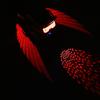 3x Motorcycle LED Wing Lights Welcome Light Angel Wings Style Projection Lights for Motorcycle Modified Decorative Ambient Lamp