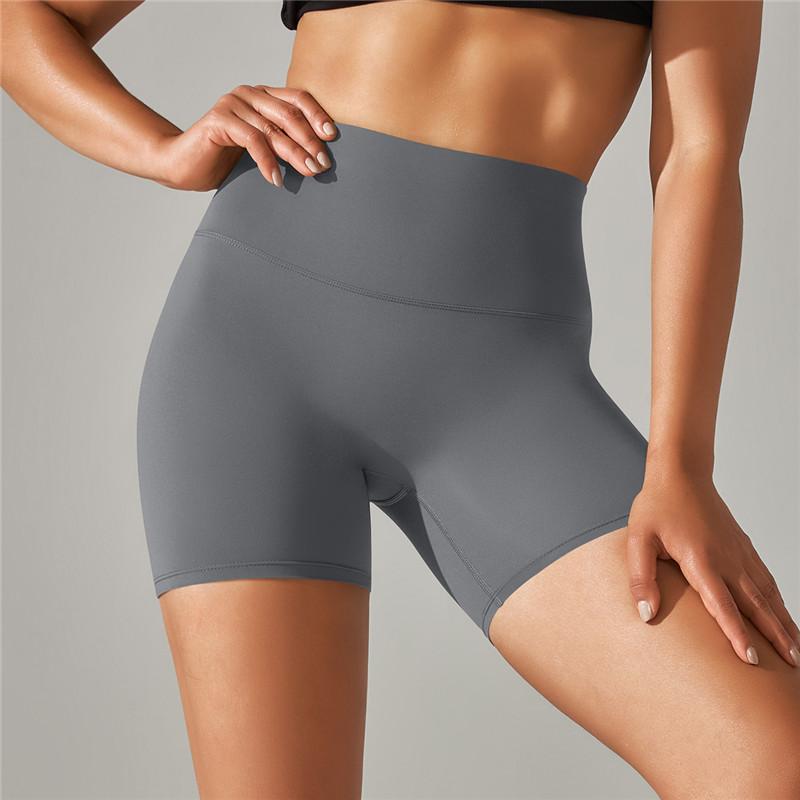 Auroth Sexy Elastic Yoga Shorts Women Biker Sports Shorts High Waist Fitness Workout Shorts