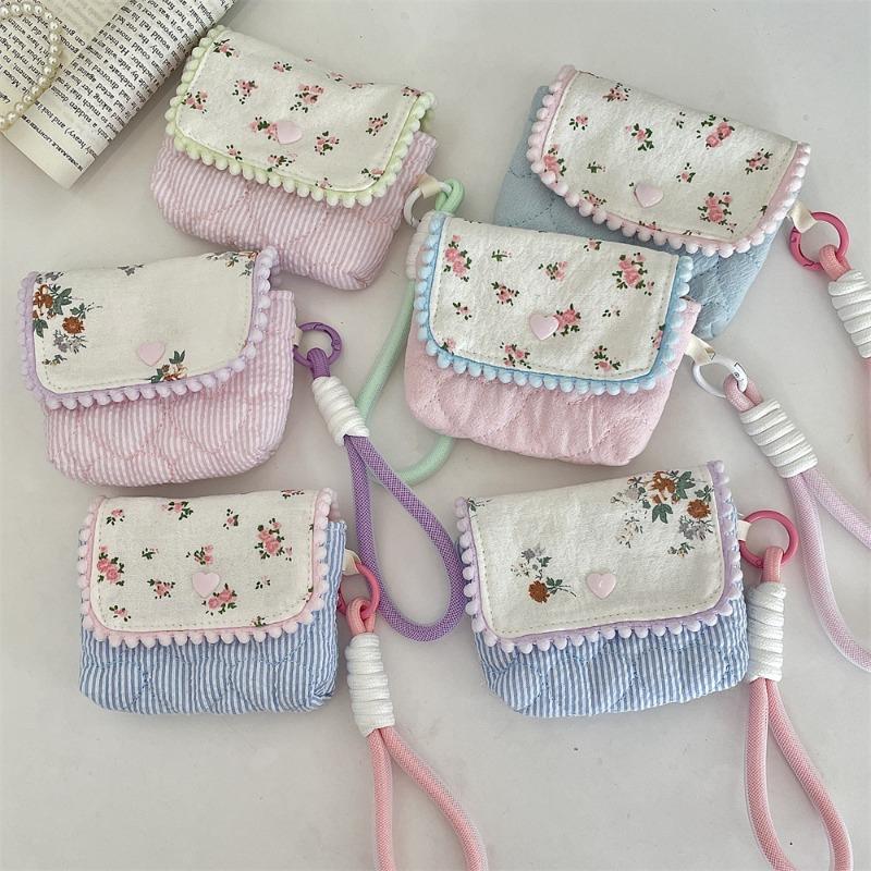 Floral Cott Women's Small Storage Bags for Camera Portable Travel Ladies Cosmetic Bag Lightweight Simple Pouch Purse Handbags