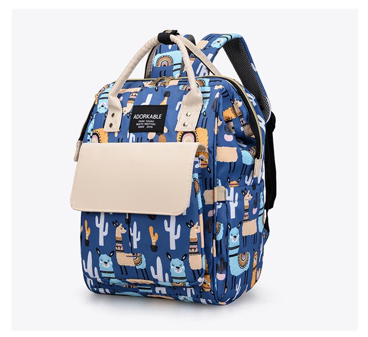 1pc Stroller Hanging bagThermal Insulation Dry Wet Separation Backpack Multi-functional Waterproof Mother and Baby Storage Bag