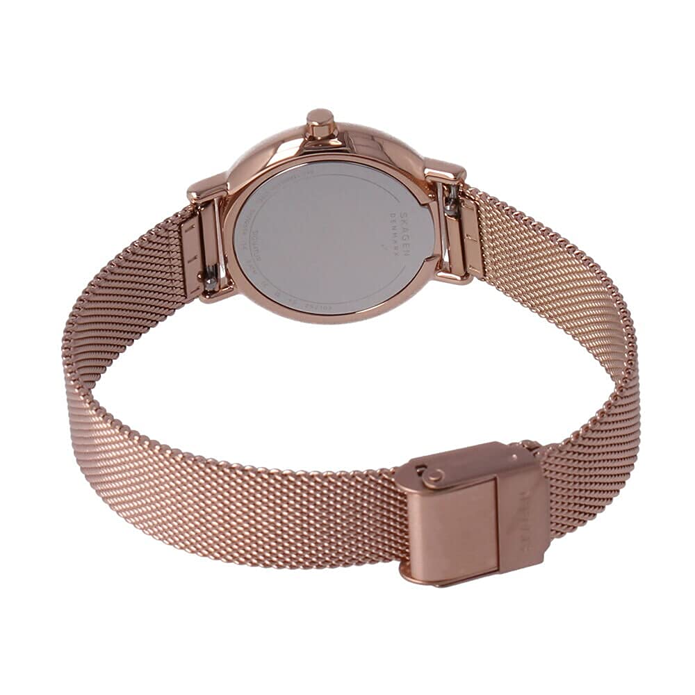 Skagen Women's Quartz Watch SKW2694 White/Pink Gold [Parallel Import]