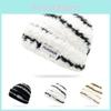 Hat Striped Knitted Embroidered Bean Hat Warm Winter Windproof Outdoor Hat Gift