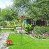 Metal Windmill Decoration for Garden Yard Patio Outdoor Vertical Sculpture Stake