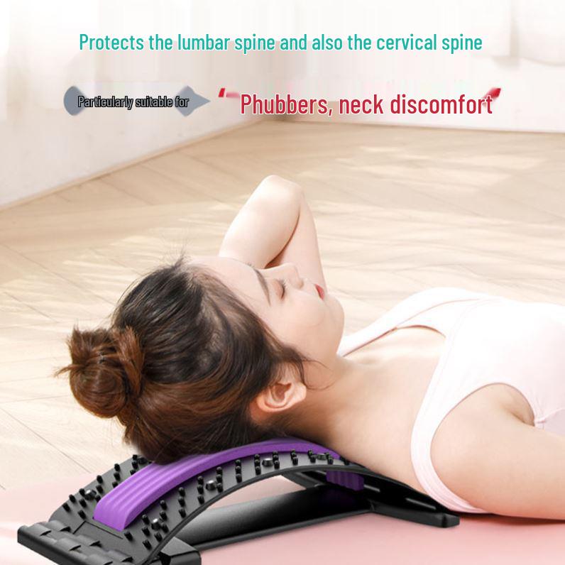 Lumbar Relief & Spine Support Massage Board for Home Stretching & Relaxation