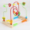 Wooden Bead Maze & Stringing Toy for Toddlers, Ages 2-4 - Enhances Hand-Eye Coordination