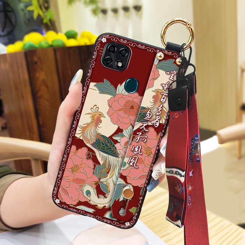 Lanyard Protective Phone Case For ZTE Blade V2020 Vita/Blade20 Smart/10 Smart Anti-knock Wrist Strap Wristband Durable