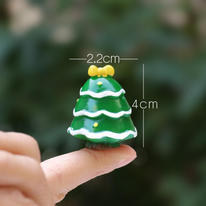 Handmade Mini Christmas Tree DIY Landscape Ornaments for Desktop
