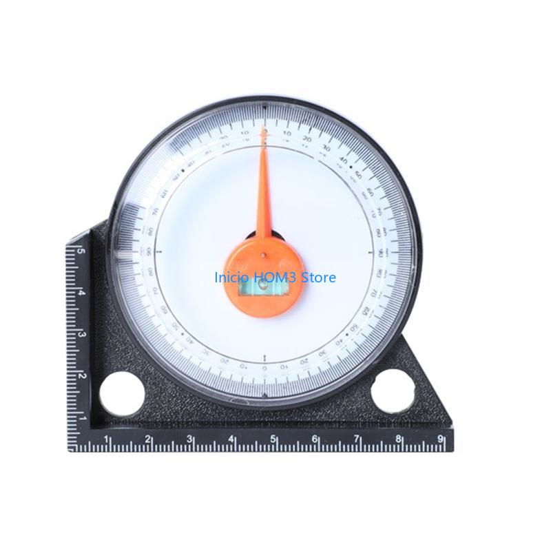 A5YD Finder with Base Slope Protractor Inclinometer for Roof Stair Slope Drainage Angles Compact чёрный
