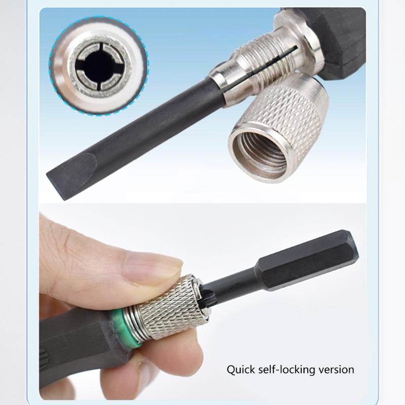 Professional Electric Screwdriver Bit 5mm Round Shanks 60mm Length Steel Sturdy Magnetic Screwdriver Bit