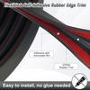 1 Roll 5/3/1m U-Shape Edge Protector Strip Door Edge Protection Strip Glass Scratch resistant,Waterproof Seal Edge Shield