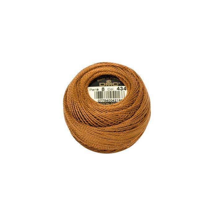 DMC Pearl Cotton Art 116 Size 5 - 45m Skein Col. 434