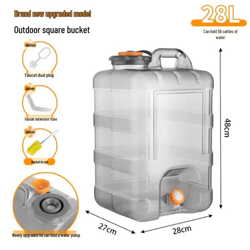 Outdoor Water Storage Bucket with Faucet
