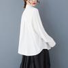 Long Sleeve Plus Size Cotton Vintage Shirts & Blouses for Blouse Casual Loose Spring Autumn Tops Women Button Up Shirt