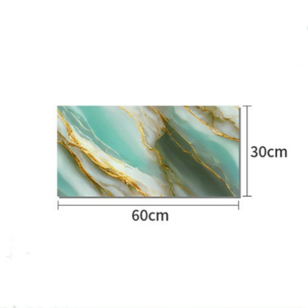 Self Adhesive Wall Stickers 30x60cm Floor Tile Sticker New Marble Tiles  Kitchen Decoration