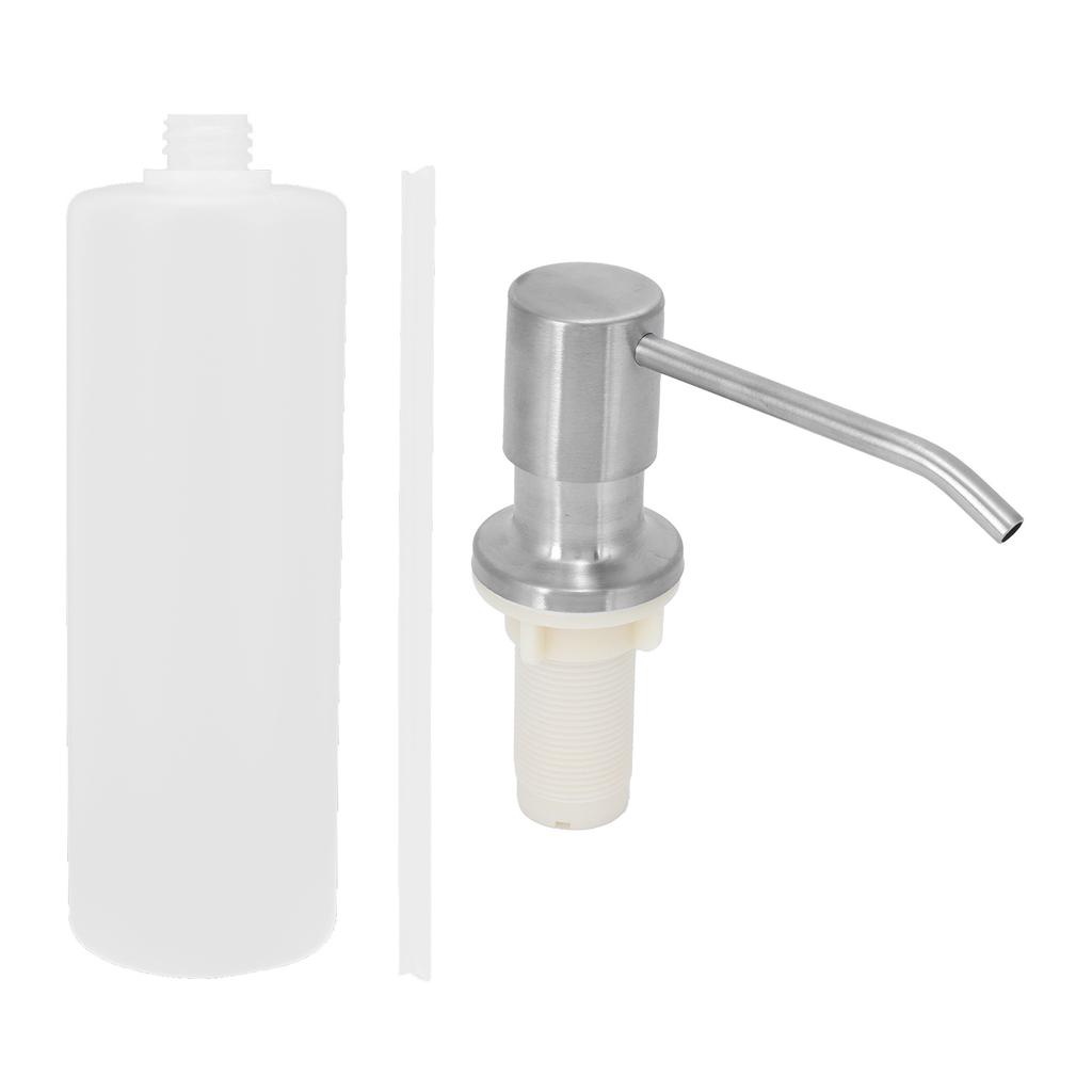 Soap Dispenser Stainless Steel Liquid Soap Container for Kitchen Bathroom Basin Sink