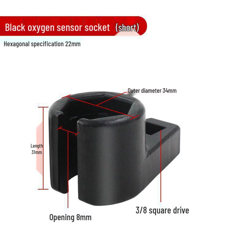 Sauerstoffsensor-Ausbauwerkzeugsatz mit großer Öffnung 22 mm für Kleinwagen