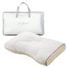 Nishikawa Mini Pipe Pillow, Extra Tall, Washable, Breathable, Elastic, Adjustable Height, Fine Smooth, White, EH07112012H