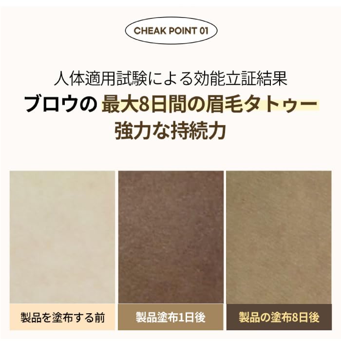 Berrisom Official My Brow Tattoo Pack Color-Fast Eyebrow Tint Oops (Latte Brown)