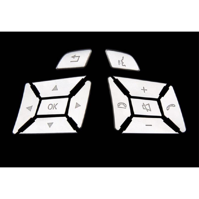 

Наклейка на крышку крышки кнопки рулевого колеса для Mercedes Benz A B C E Ml Gl Cla Gla Glk Sl Slk Class W176 W246 W212