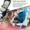 Universal-Kinderwagenmatte, atmungsaktive Kinderwagenabdeckung, Gurtschutz, Cartoon-Muster, Kühlmatte für Kinderwagen im Sommer