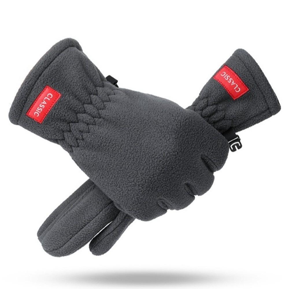 Warm Touch Screen Gloves Polar Fleece Driving Mittens New Skiing Gloves  Men