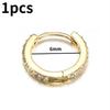 1pcs Small Round Tiny Huggie Hoop Earrings Jewelry Accessories Gifts Decorations