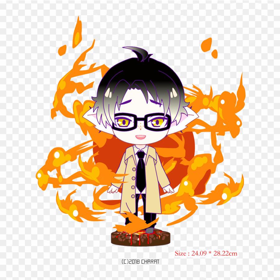 Ryuumon Houzukimaru Ikkaku Madarame Chibi Iron On Patches For Clothing Applique Stickers On Clothes Heat-Sensitive Custom Patch