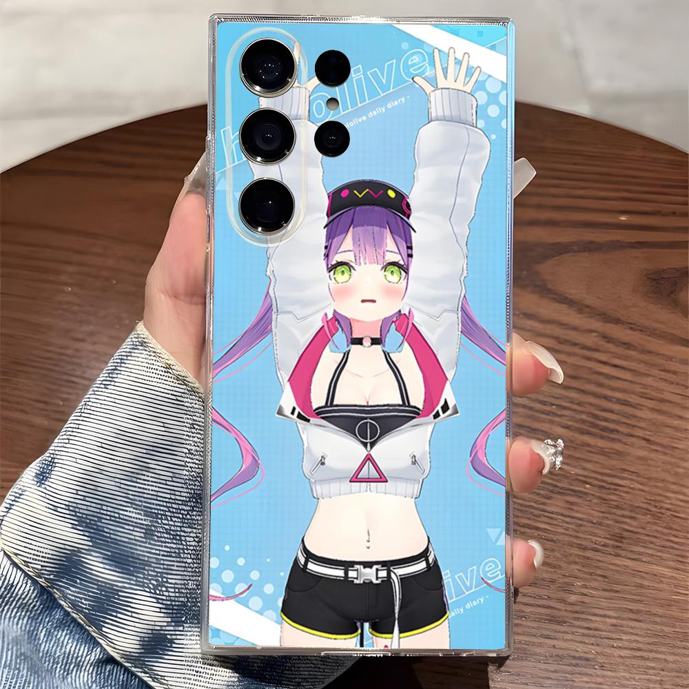 

Japan Anime Phone Case For Samsung S25 S24 Ultra S23 Fe S22 S20 S21 Plus Plus 5G Fe Transparent Cover Samsung s24