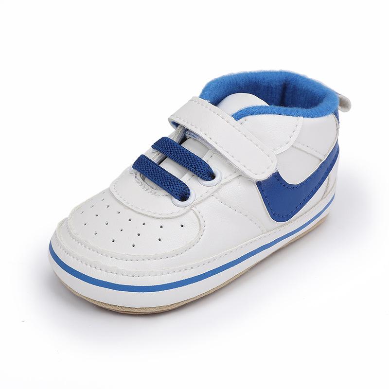 Newborn Baby Shoes Boy Girl Sport Rubber PU Leather Multi-Color First Walker Casual Sneakers Baptism Shoes 0-18M