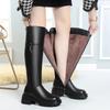 Fashion AIYUQI Women's Over The Knee Boots 2025 New Genuine Leather Winter Boots Women Wool Heel Platform Women's Boots